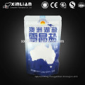 standing up salt packaging pouch with zipper/crystal salt packaging bag